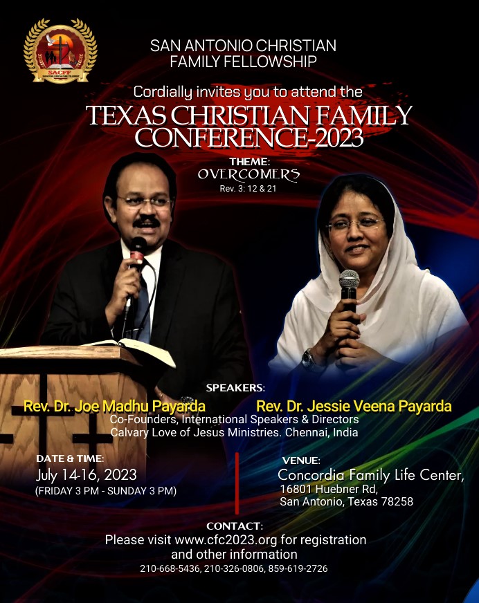 Christian Family Conference 2024 in Dallas, TX – June 14-16